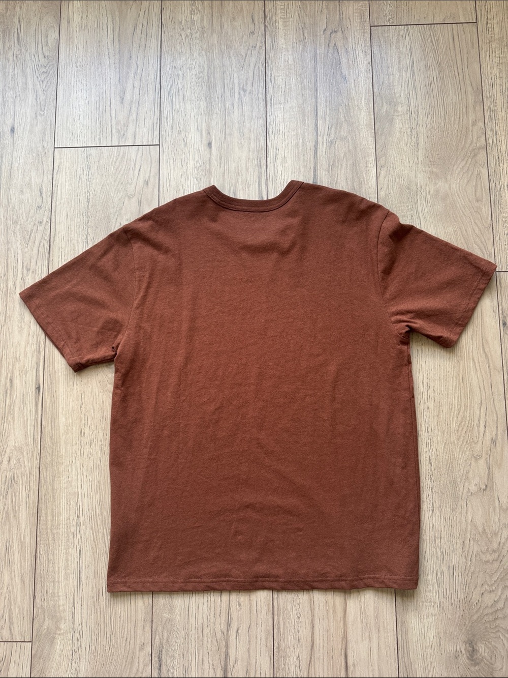 Everlane Unisex Brown Crew Neck T-Shirt E4 Hemp and Organic Cotton Short Sleeve - Picture 8 of 8